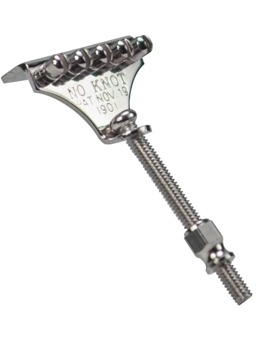 Golden Gate P-115 No-Knot Style Banjo Tailpiece - Nickel
